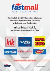 Rožnov – opening on 6 June! Rožnov – opening on 6 June!
